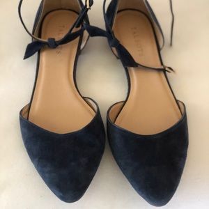 Suede Navy blue Talbots flats